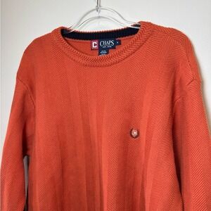 VTG Chaps Men's‎ Orange Sweater, Size M
